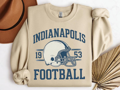 Indianapolis Football 90s Sweatshirt, Indianapolis Shirt, Sunday Football Shirt, Indianapolis Football Fan Shirt,Indianapolis Game Day Shirt