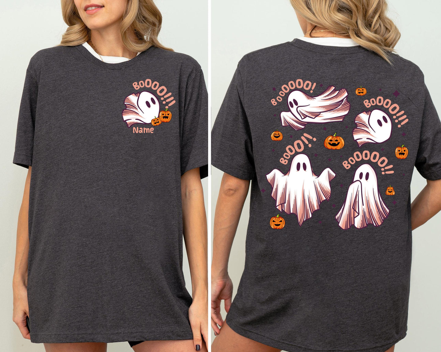 Halloween Ghost Shirt, Ghost Boo Sweatshirt, Custom Halloween T-Shirt, Trick Or Treat Pumpkin Tee, Spooky Season Shirt, Horror Season Trip
