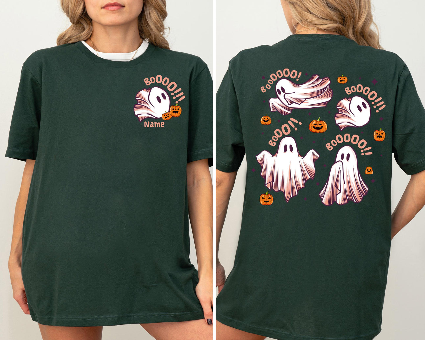 Halloween Ghost Shirt, Ghost Boo Sweatshirt, Custom Halloween T-Shirt, Trick Or Treat Pumpkin Tee, Spooky Season Shirt, Horror Season Trip