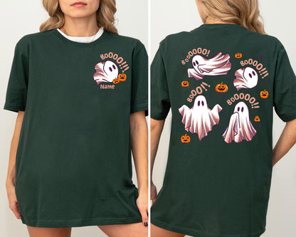 Halloween Ghost Shirt, Ghost Boo Sweatshirt, Custom Halloween T-Shirt, Trick Or Treat Pumpkin Tee, Spooky Season Shirt, Horror Season Trip