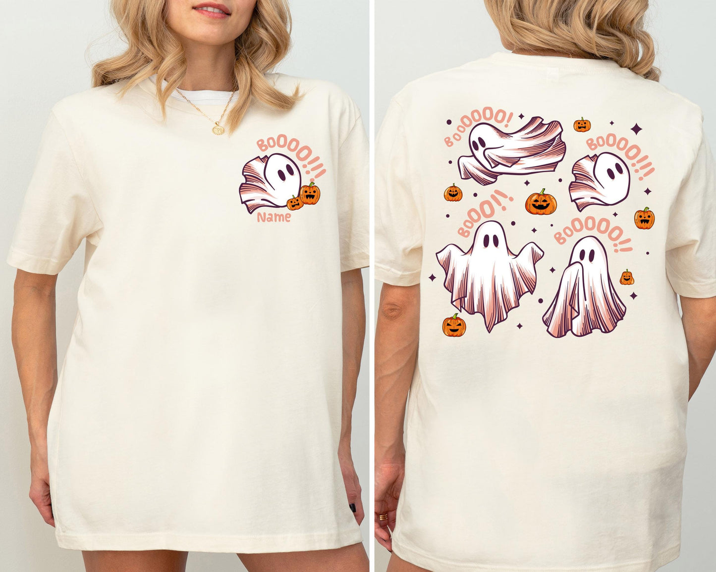 Halloween Ghost Shirt, Ghost Boo Sweatshirt, Custom Halloween T-Shirt, Trick Or Treat Pumpkin Tee, Spooky Season Shirt, Horror Season Trip