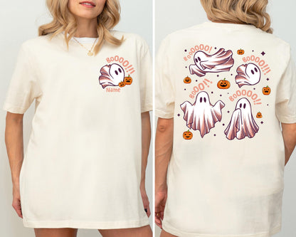 Halloween Ghost Shirt, Ghost Boo Sweatshirt, Custom Halloween T-Shirt, Trick Or Treat Pumpkin Tee, Spooky Season Shirt, Horror Season Trip