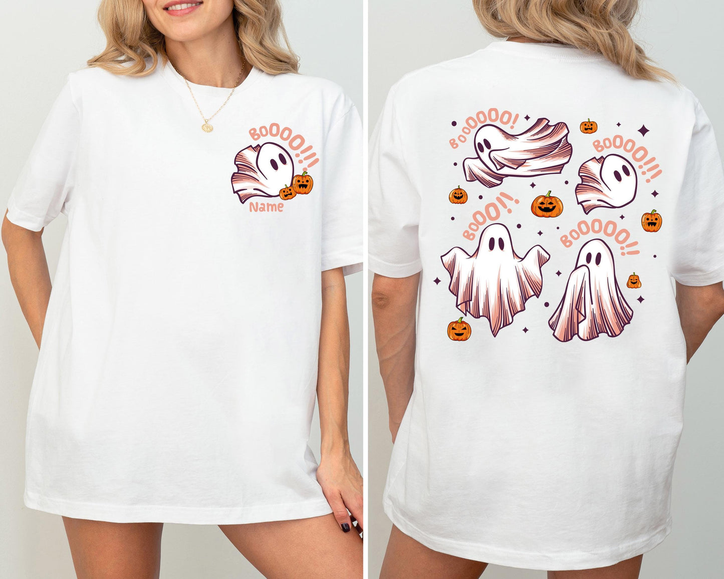 Halloween Ghost Shirt, Ghost Boo Sweatshirt, Custom Halloween T-Shirt, Trick Or Treat Pumpkin Tee, Spooky Season Shirt, Horror Season Trip