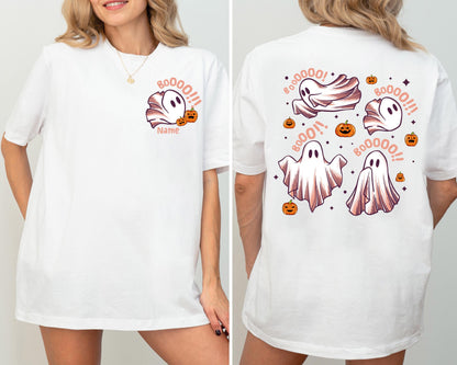 Halloween Ghost Shirt, Ghost Boo Sweatshirt, Custom Halloween T-Shirt, Trick Or Treat Pumpkin Tee, Spooky Season Shirt, Horror Season Trip