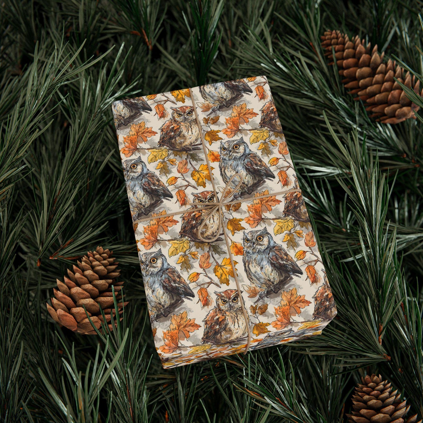 Birds and Binoculars Gift Wrap Roll, Nature Inspired Wrapping Paper for Birdwatchers and Ornithology Fans #24