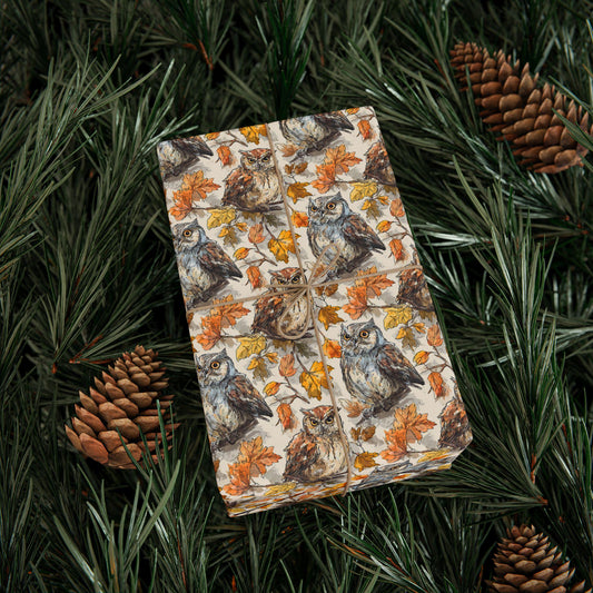 Birds and Binoculars Gift Wrap Roll, Nature Inspired Wrapping Paper for Birdwatchers and Ornithology Fans #24