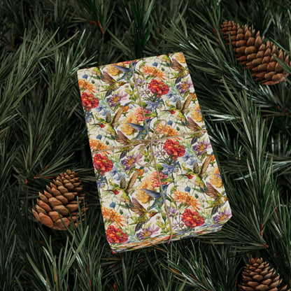 Bird Watching Wrapping Paper Roll, Naturalist Gift Wrap for Wildlife Exploration and Nature Adventures #33