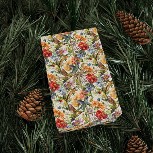 Bird Watching Wrapping Paper Roll, Naturalist Gift Wrap for Wildlife Exploration and Nature Adventures #33