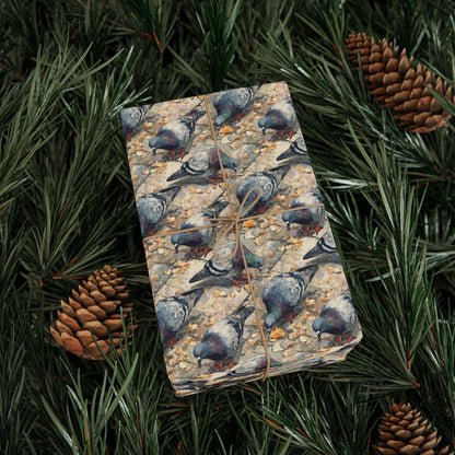 Bird Watching Wrapping Paper Roll, Nature Lover’s Gift Wrap with Birds, Leaves, and Outdoor Forest Vibes #40