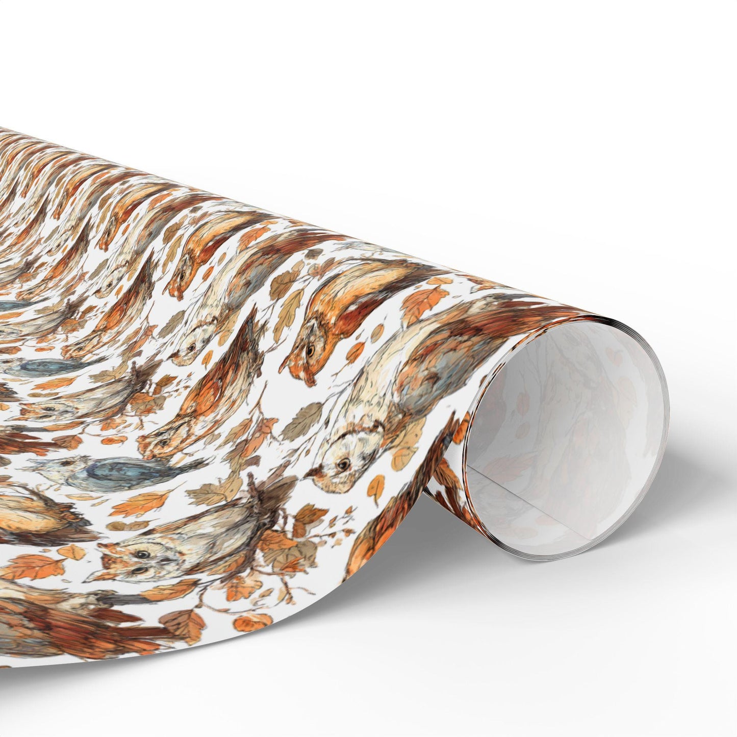 Feathered Friends Wrapping Paper Roll, Bird Watching Gift Wrap for Bird Lovers and Wildlife Fans #23