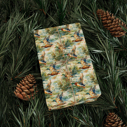 Bird Watching Theme Gift Wrap Roll, Nature Inspired Wrapping Paper for Bird Lovers and Outdoor Gifts #14