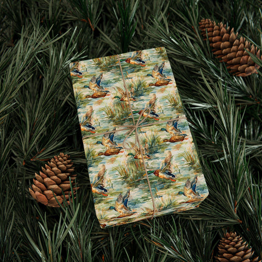 Bird Watching Theme Gift Wrap Roll, Nature Inspired Wrapping Paper for Bird Lovers and Outdoor Gifts #14