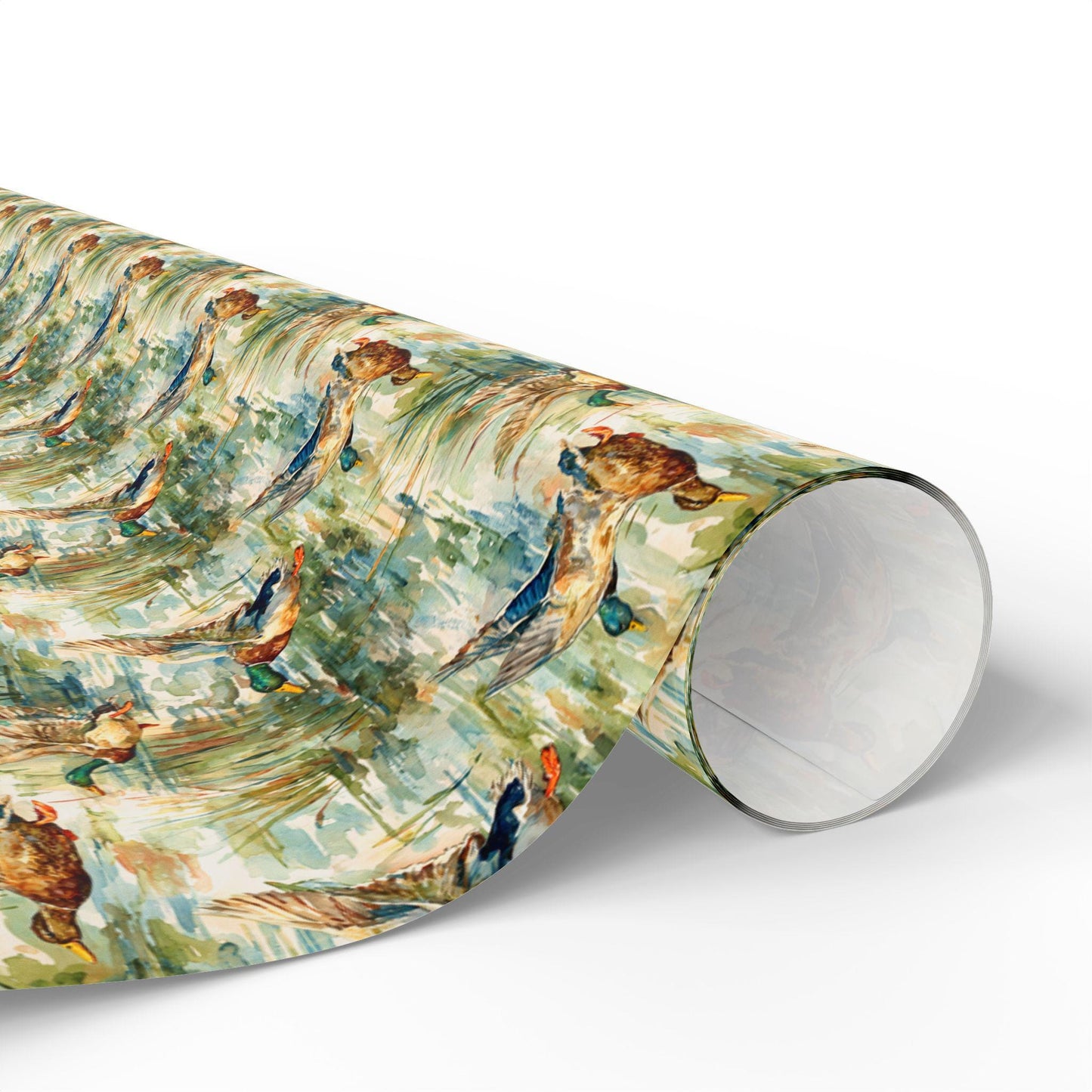 Bird Watching Theme Gift Wrap Roll, Nature Inspired Wrapping Paper for Bird Lovers and Outdoor Gifts #14