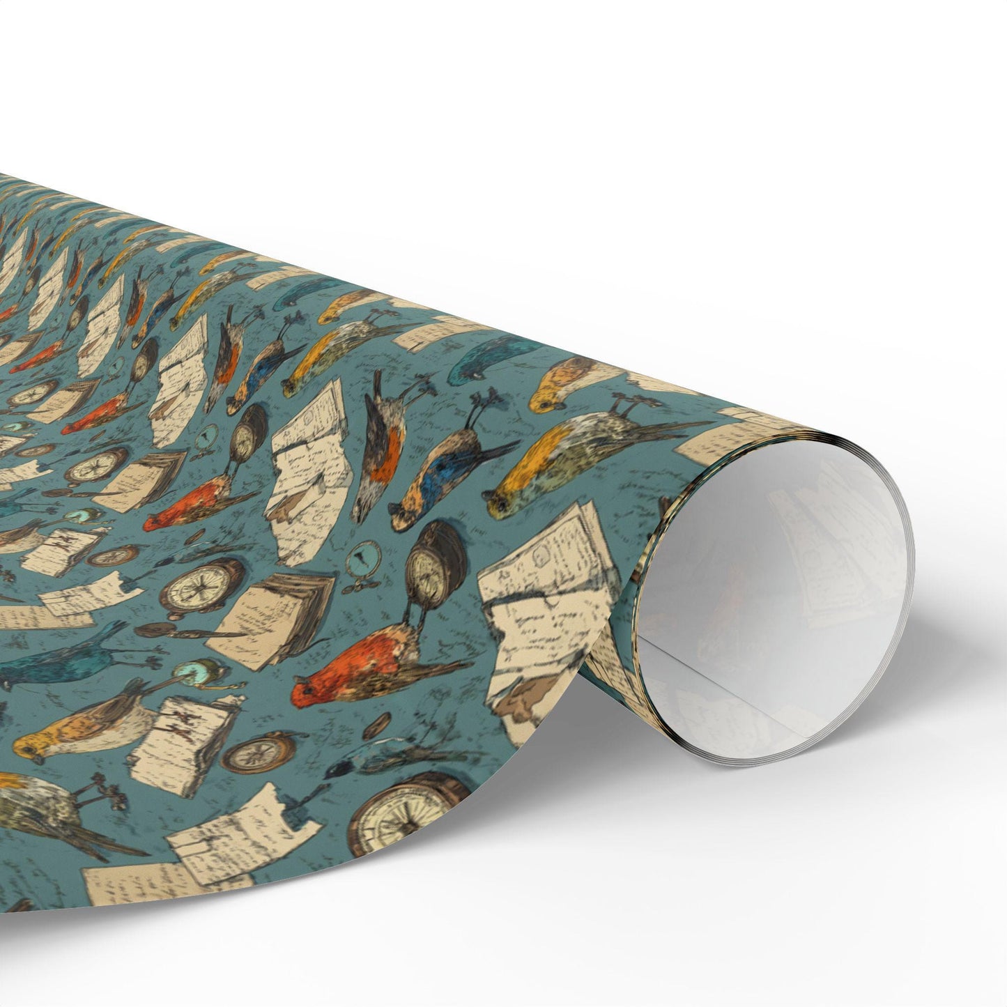 Owls Bird Watching Theme Gift Wrap for Outdoor Lovers, Wrapping Paper with Birds and Leaves, Perfect for Birdwatchers and Nature Gifts #10