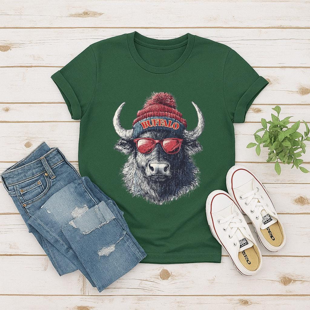 Buffalo Football Graphic Sweatshirt, Vintage Buffalo Football Shirt, Buffalo Shirt, Football Shirt, Buffalo Fans Gift Tee
