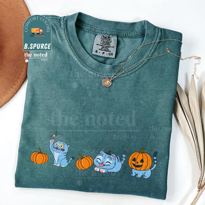 Halloween Hunter Tiger Comfort Colors T-shirt, Kpop Demon Shirt, Pumpkin Fall Vibes, Hunter Merch, Anime T-shirt Design, Anime Lover Gifts