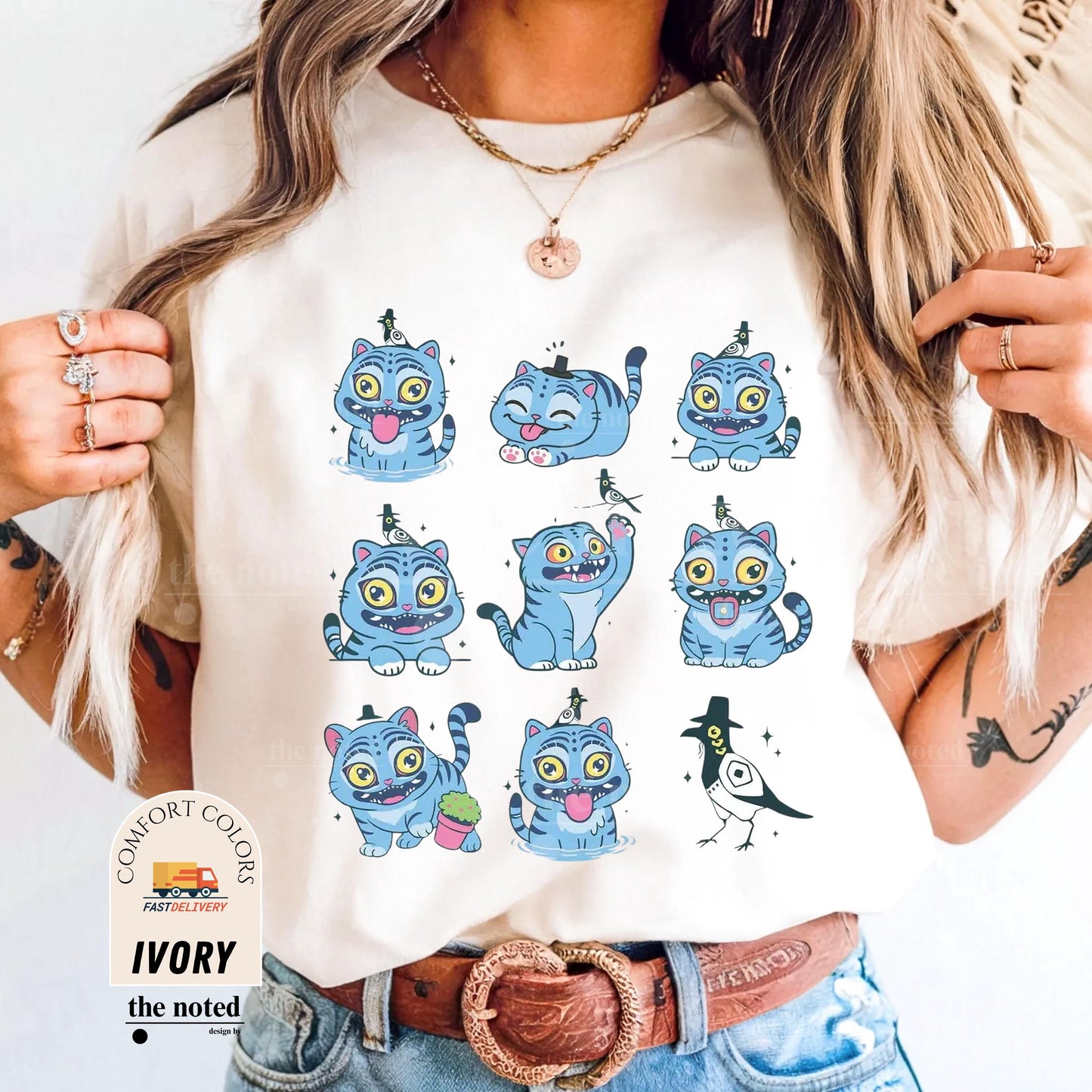 Cute Demon Hunter Tiger Comfort Shirt, Kpop Saja Boys, Derpy the Tiger And Bird Demon Hunter Tiger Tee, Hunters Tiger fan Demon Hunter Merch
