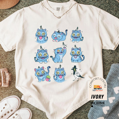 Cute Demon Hunter Tiger Comfort Shirt, Kpop Saja Boys, Derpy the Tiger And Bird Demon Hunter Tiger Tee, Hunters Tiger fan Demon Hunter Merch