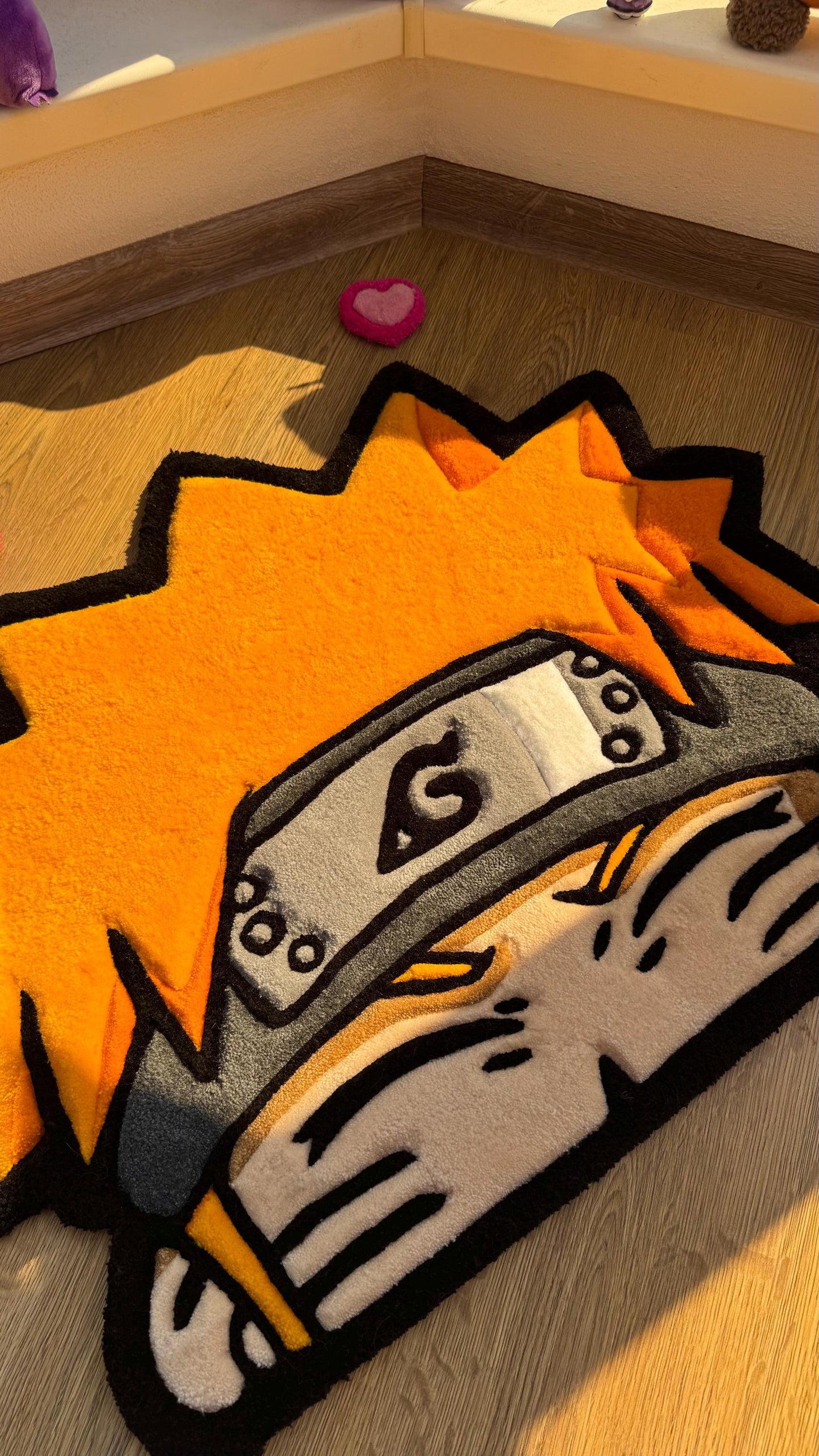 Anime Head Tufted Rug – Soft 3D Handmade Rug, Cute Carpet, Kawaii Girl Room Decor, Unique Gift for Her or Bedroom Mat