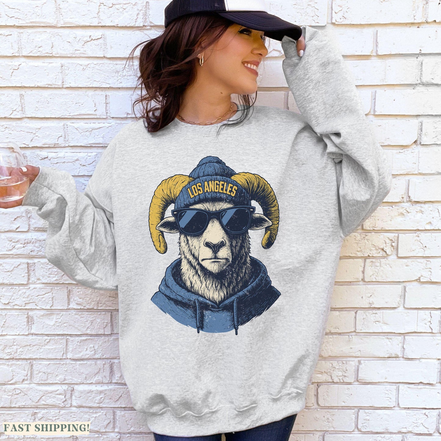 Los Angeles Football 90s Style Sweatshirt, Los Angeles Fan Crewneck, Los Angeles Football, Los Angeles Gift, Game Day Shirt, Sunday Sport