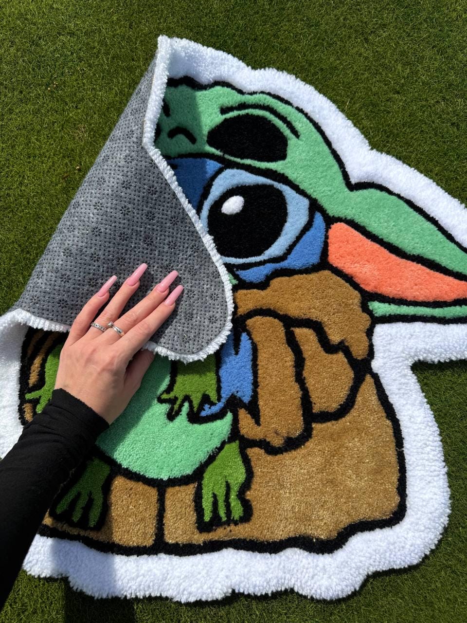 Handmade Pile Carpet / Handmade Carpet, Pile Carpet / Housewarming Gifts / Fluffy Carpet / Handmade Gift