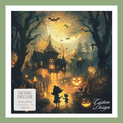 Soft Blanket Throw Blanket, Halloween Decor, Gifts for Her, Gifts for Him, Unique Design, Spooky Season Decor Beautiful Halloween Witch