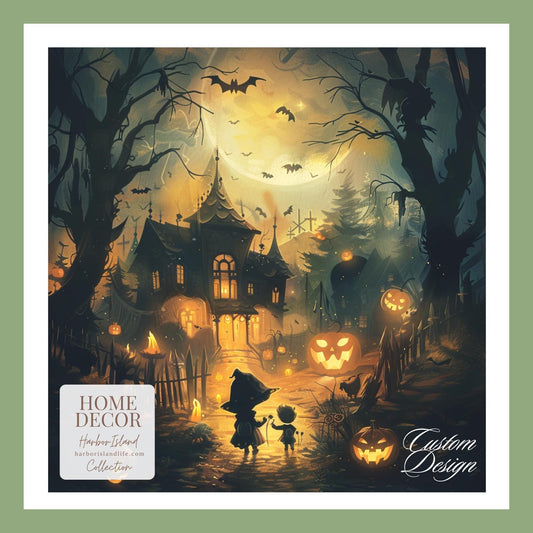 Soft Blanket Throw Blanket, Halloween Decor, Gifts for Her, Gifts for Him, Unique Design, Spooky Season Decor Beautiful Halloween Witch