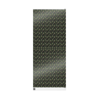 Goth Christmas Wrapping Paper Roll, Dark Holiday Gift Wrap with Skulls and Gothic Winter Decor #1
