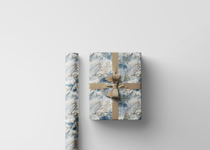 Forest-Inspired Christmas Wrapping Paper Roll, Pine Tree Gift Wrap with Pinecones for Winter #30