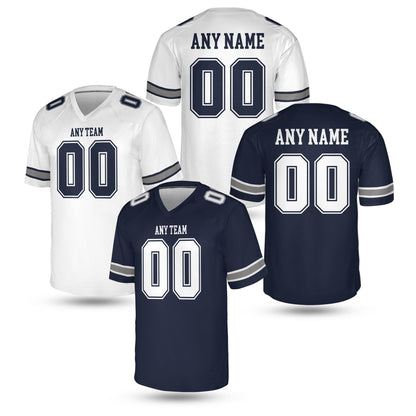 Custom Football Jersey – Personalized Jersey with Name & Number | Pick Your City Colors | Game Day Tailgate Unisex Shirt for Men Women Fans