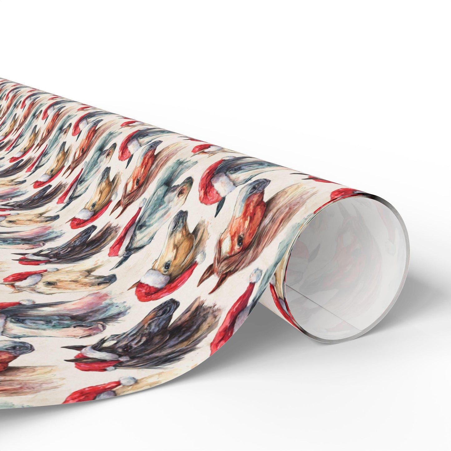 Festive Horse Gift Wrap, Equestrian Xmas Wrapping Paper, Winter Riding Holiday Wrap, Cowgirl Present Paper, Horse Lover Christmas