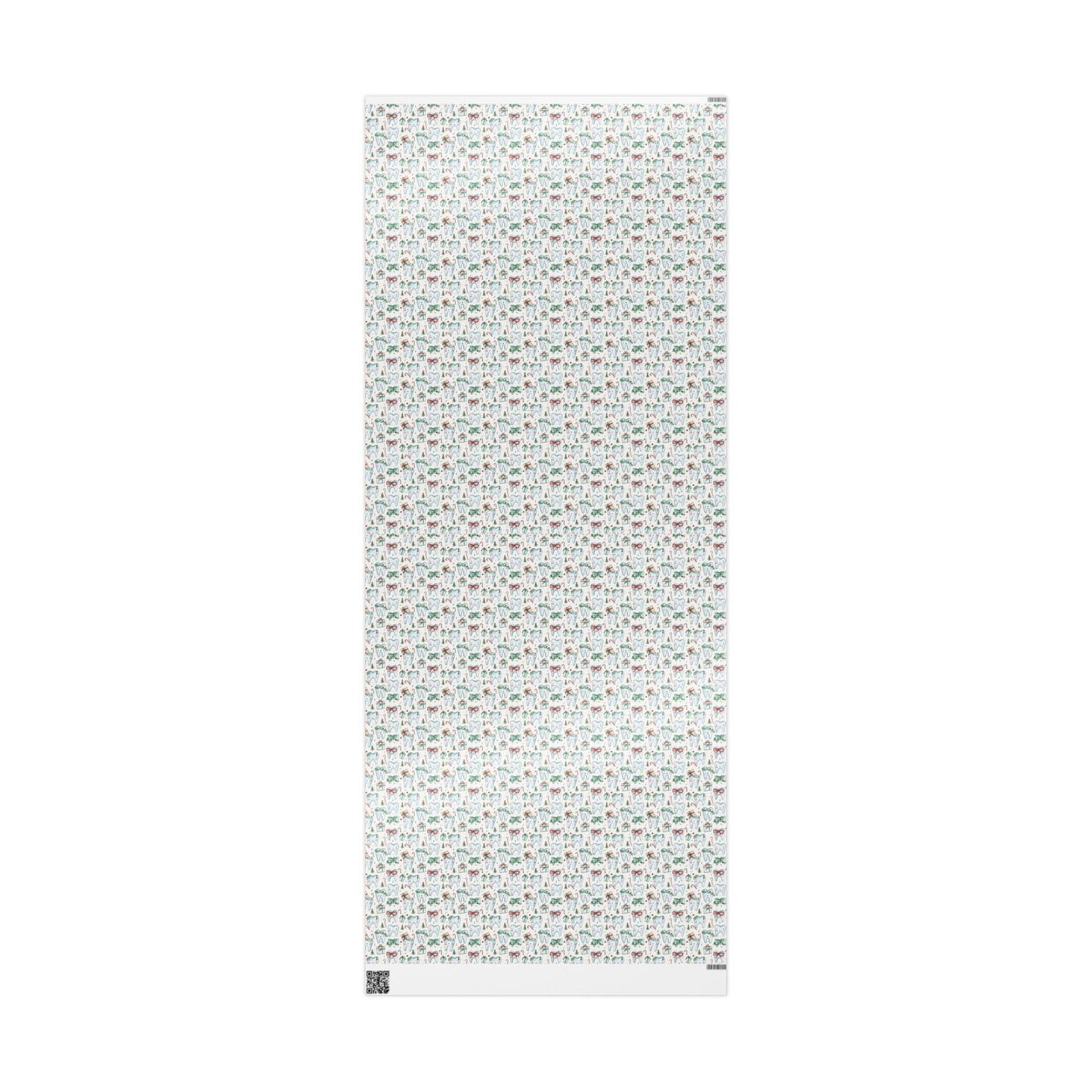 Dentist Wrapping Paper, Tooth Pattern Gift Wrap, Orthodontist Print Design Christmas Fun Gift Wrap for Dental Office Dentist and Hygienists
