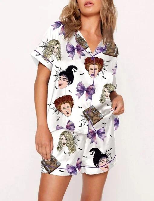 Hocus Pocus Halloween Satin Pajama Set  Pajamas Set