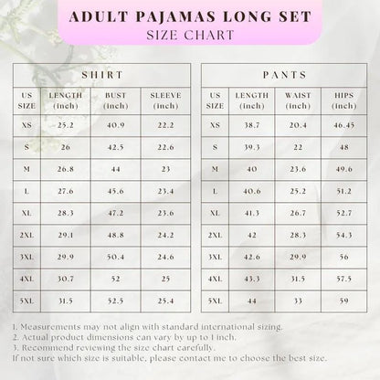 Toile Satin Pajama Set for Women, Blue and Ivory Vintage Sleepwear, Long Sleeve Silky Loungewear, Elegant Two Piece Nightwear