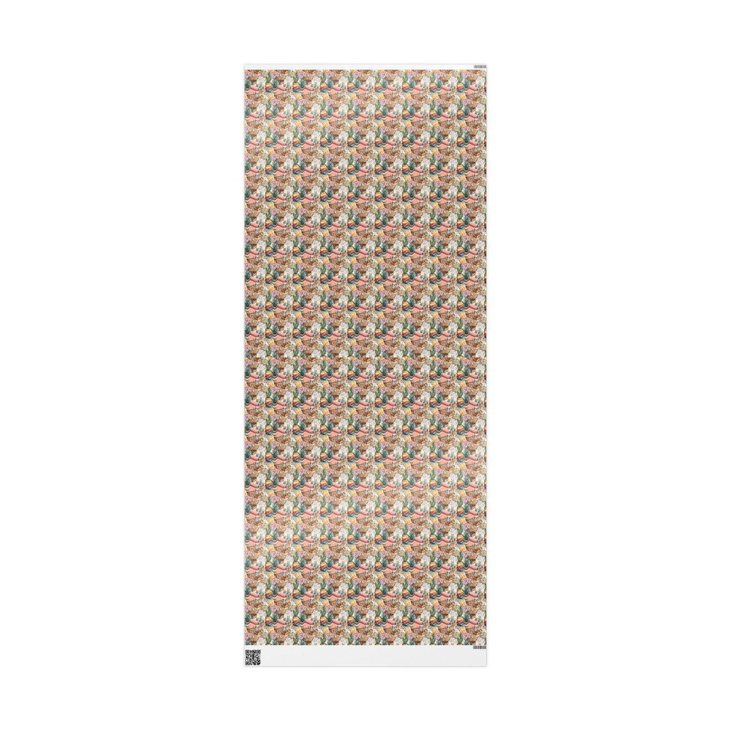 Christmas Yoga Wrapping Paper Roll with Namaste and Zen Motifs, Peaceful Holiday Gift Wrap for Yogis and Teachers #26