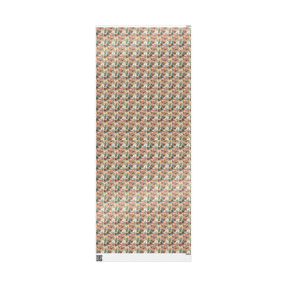 Christmas Yoga Wrapping Paper Roll with Namaste and Zen Motifs, Peaceful Holiday Gift Wrap for Yogis and Teachers #26