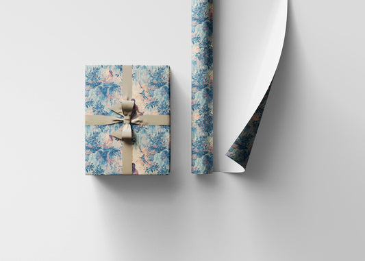 Calm Pose Wrapping Paper Roll for Yoga Lovers, Namaste and Zen Inspired Gift Wrap for Holiday Presents #23