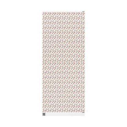 Strawberry Goose Wrapping Paper for Baby Girl Shower Gifts | Sweet Berry Gift Wrap Sheets for Moms | Cute Party Packaging