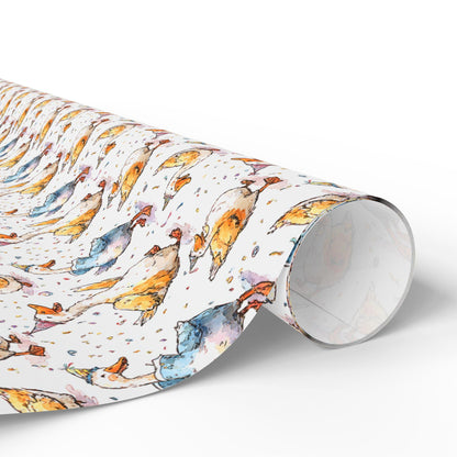 Goose Birthday Wrapping Paper for Kids Gifts | Whimsical Funny Goose Farm Animal Gift Wrap for Boys, Girls and Animal Lovers