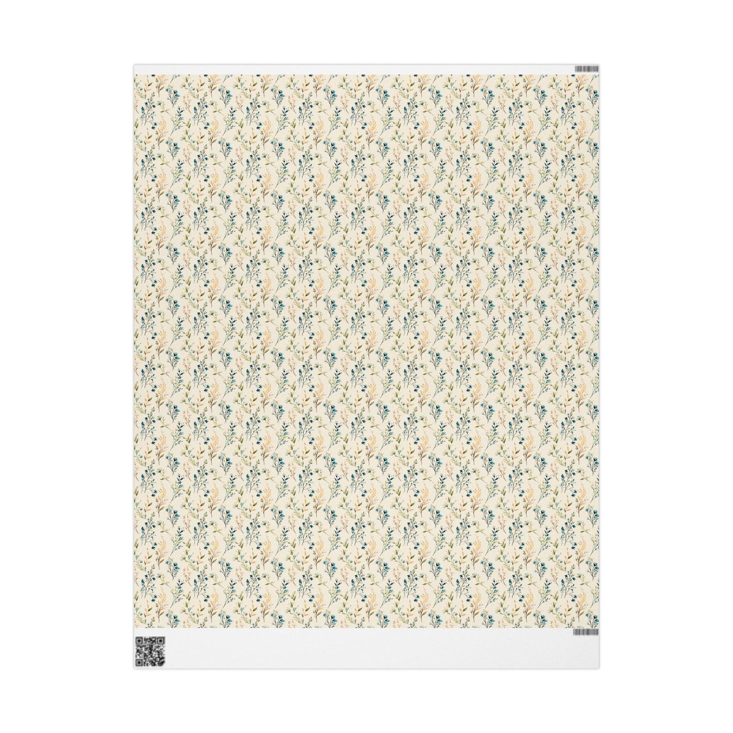 Botanical Wildflower Gift Wrap for Teacher Appreciation Gifts | Garden-Inspired Wrapping Paper for Thoughtful Presents