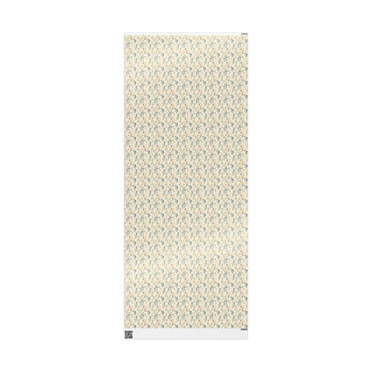 Botanical Wildflower Gift Wrap for Teacher Appreciation Gifts | Garden-Inspired Wrapping Paper for Thoughtful Presents