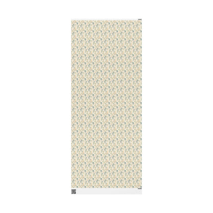 Botanical Wildflower Gift Wrap for Teacher Appreciation Gifts | Garden-Inspired Wrapping Paper for Thoughtful Presents