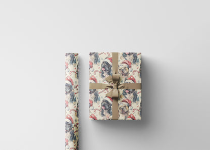 Funny Frenchie Wrapping Paper Roll, Gift Wrap for French Bulldog Owner, Pet Parent, Dog Mom or Dad Holiday Present Wrap #8