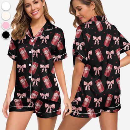 Dr Pepper Pajamas, Women's Pajama Pants, Dr Pepper Soda Lover Pjs, Dr Pepper Gift, Dr Pepper Logo Pants, Gift for Dr Pepper Lover