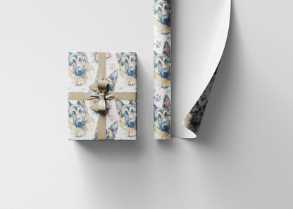 Funny German Shepherd Gift Wrap Roll, Cute Dog Wrapping Paper for Pet Owner Birthdays, Christmas, or Dog-Themed Special Occasions #6