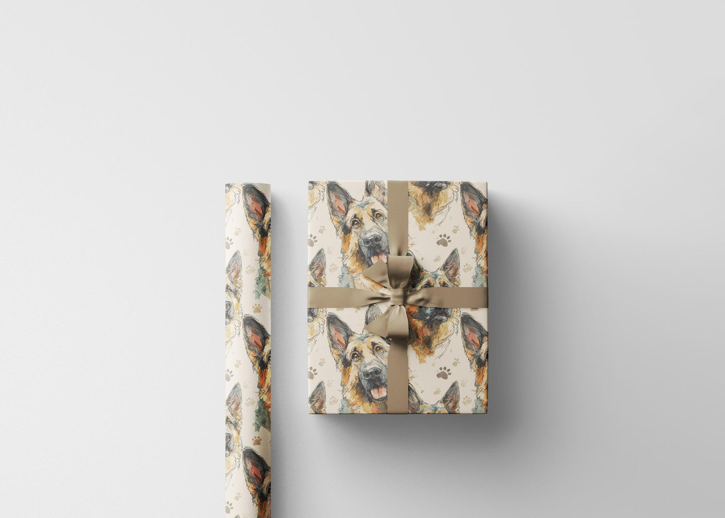 German Shepherd Wrapping Paper Roll, GSD Gift Wrap for Dog Owners, Animal Lovers, Pet Parents, or Working Dog Handlers Gifts #12