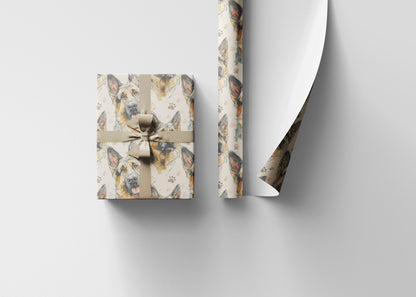 German Shepherd Wrapping Paper Roll, GSD Gift Wrap for Dog Owners, Animal Lovers, Pet Parents, or Working Dog Handlers Gifts #12