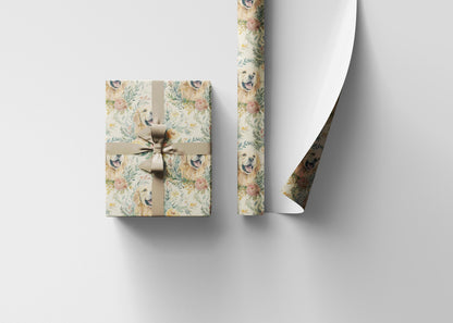 Golden Retriever Holiday Wrapping Paper Roll, Festive Gift Wrap for Dog Lovers, Pet Parents, and Animal-Themed Presents #5