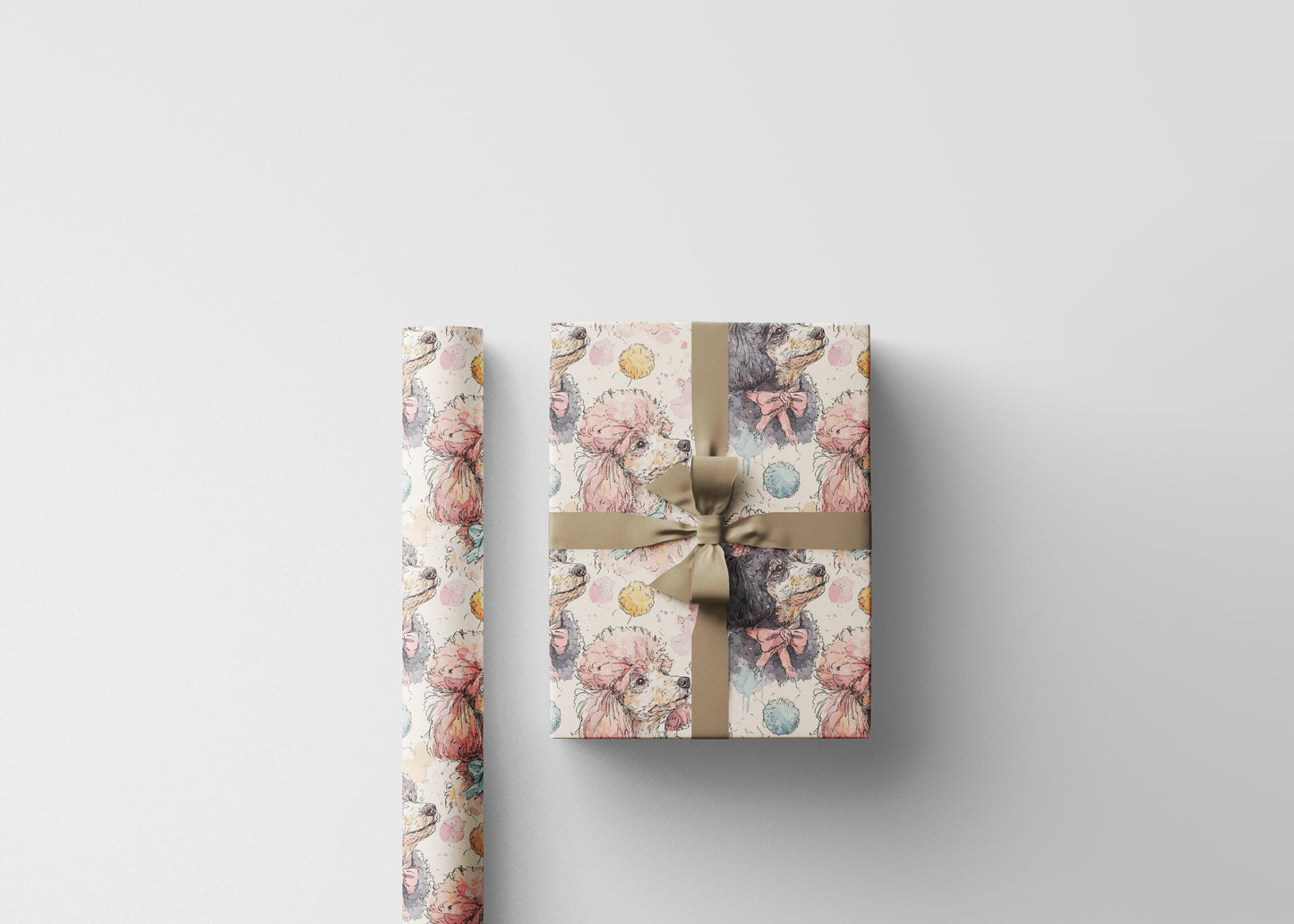 Poodle Wrapping Paper Roll, Gift Wrap for Dog Moms, Dads and Poodle Owners Who Love Their Pup for All Occasions and Events #6