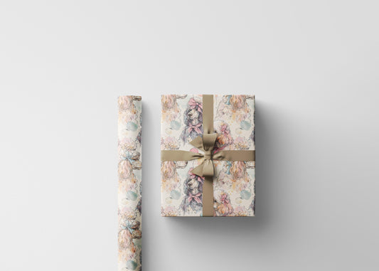 Poodle Wrapping Paper Roll, Dog Lover Gift Wrap for Pet Owners, Animal Fans, and Poodle Moms or Dads for Holidays or Birthdays #3